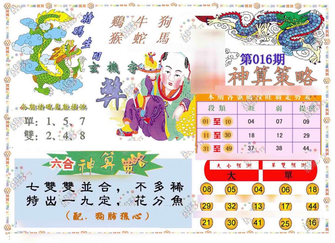 016期神算策略[图]
