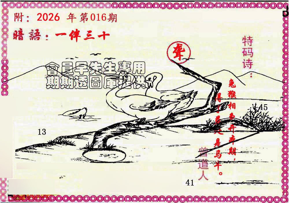 016期新暗语报[图]