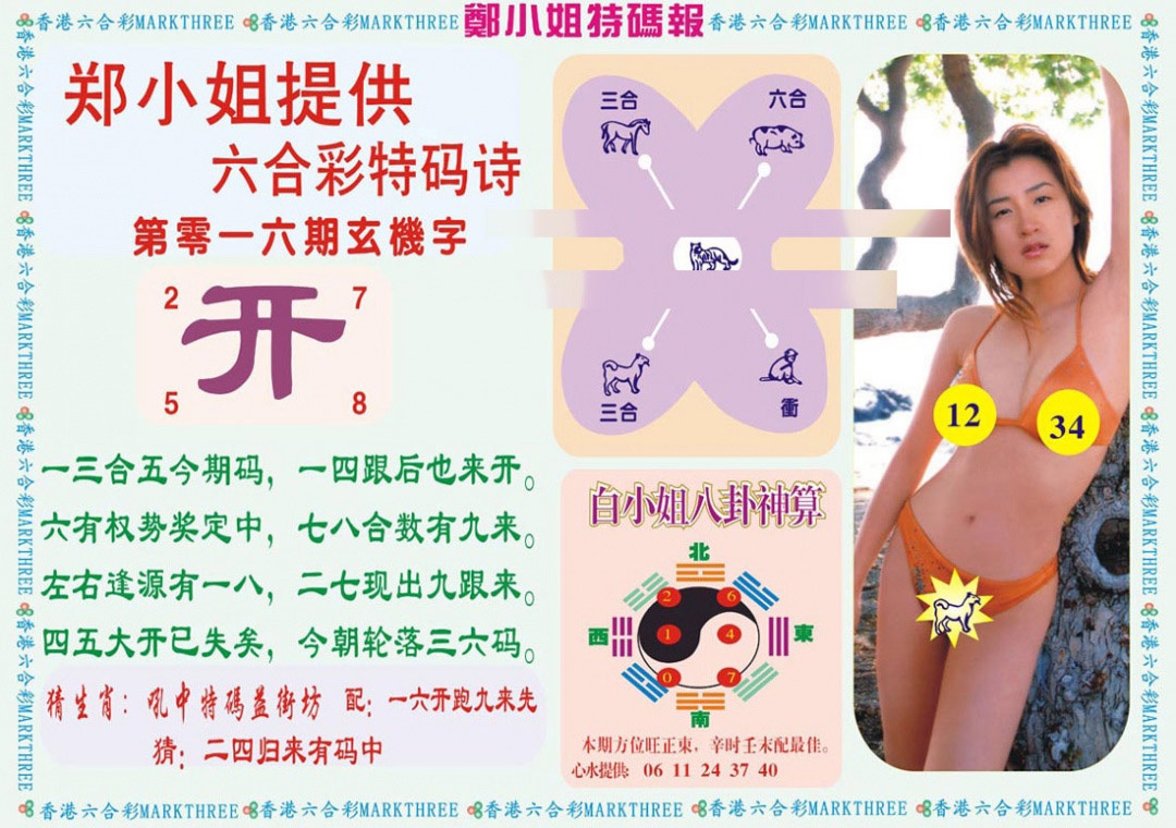 016期郑小姐特码报B[图]