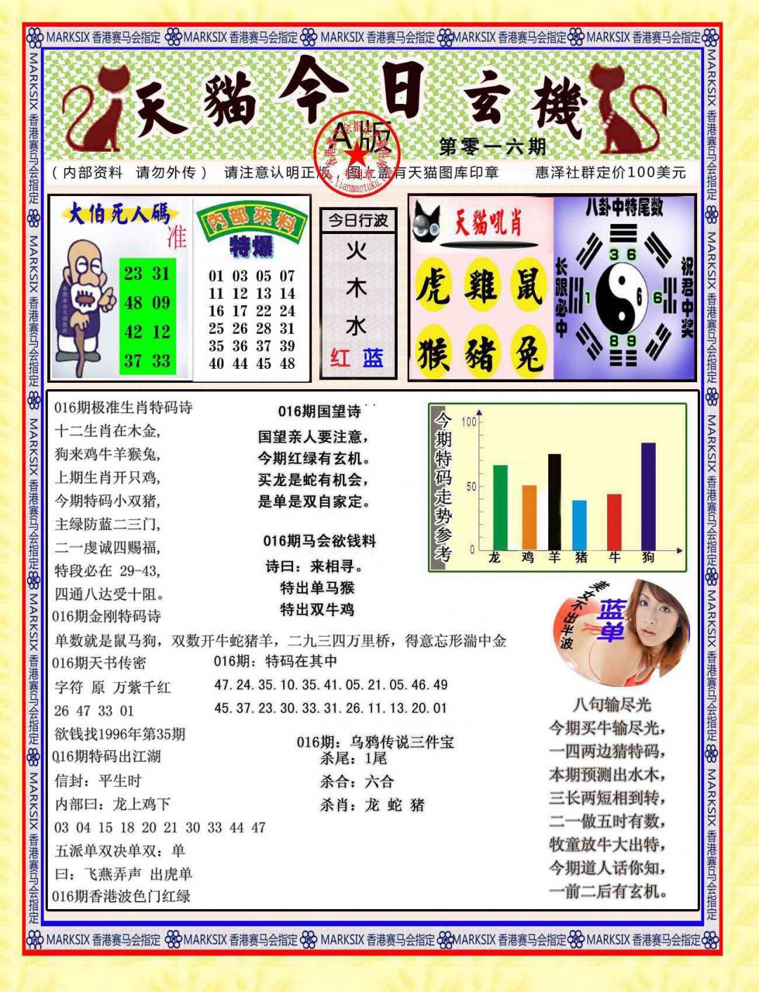 016期今日玄机图A[图]