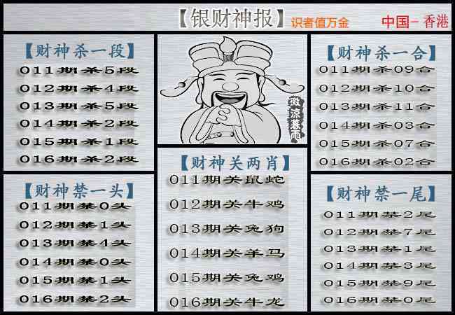 016期银财神[图]