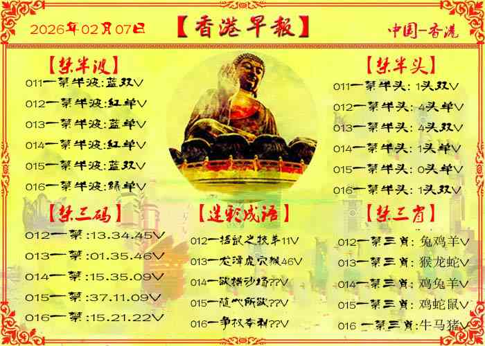 016期香港早报[图]